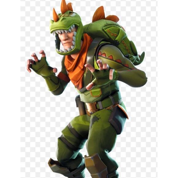 Fortnite Kids Spirit Halloween Costume - Excellent Size Kids 8-12 "Rex" - Picture 9 of 16